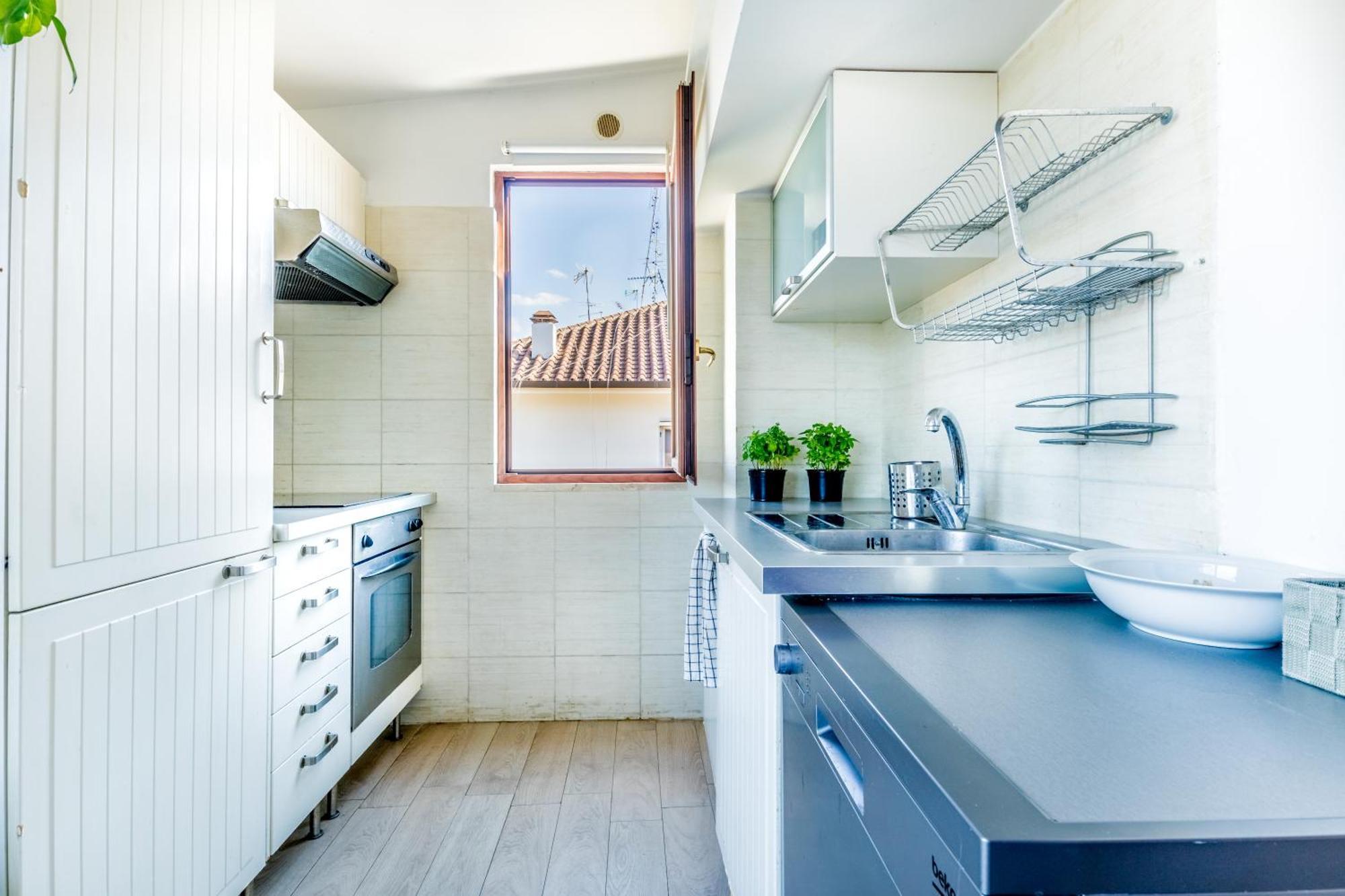 Attico Trilocale In Zona Farnesina Apartment Rome Bagian luar foto