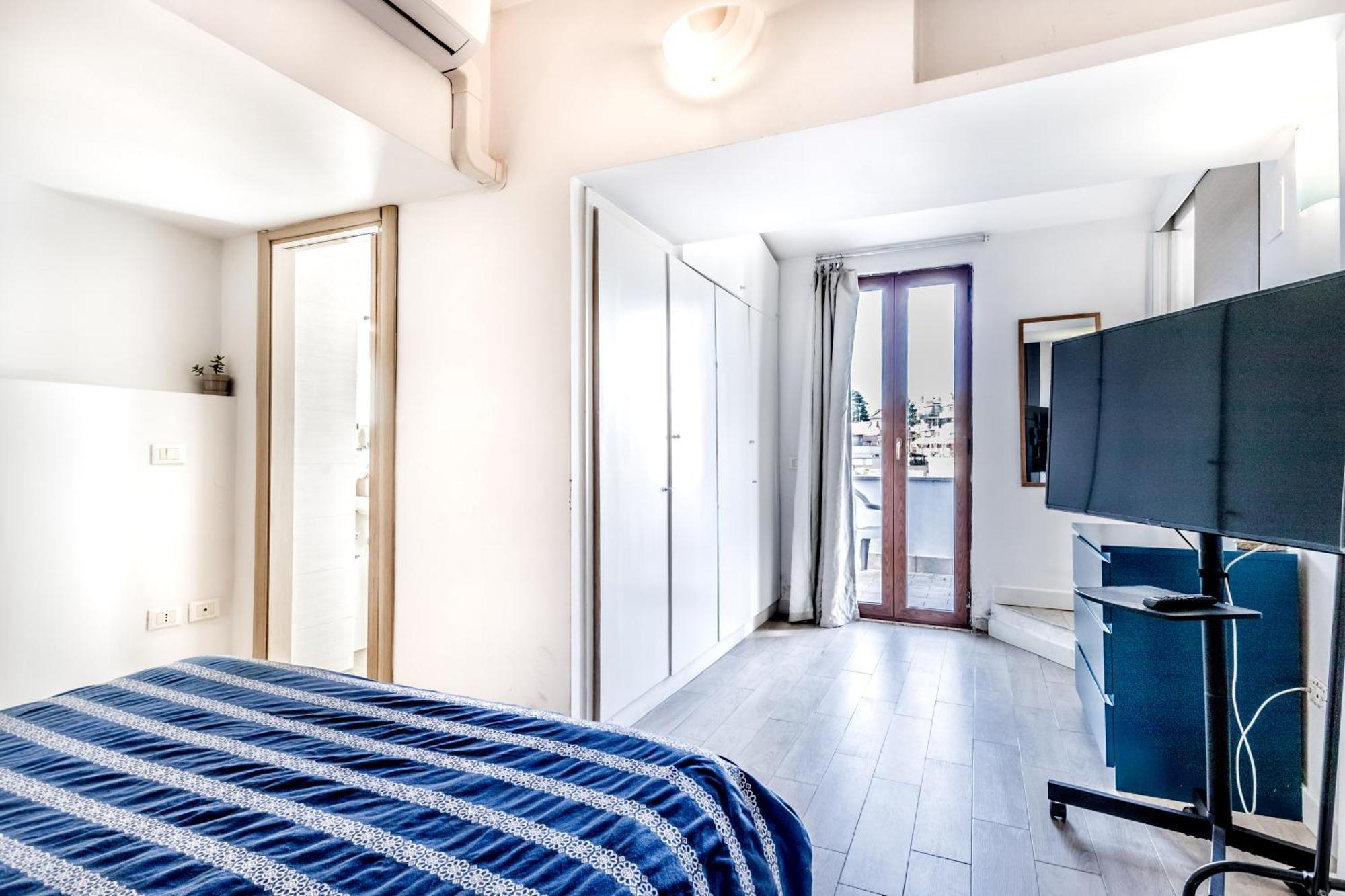 Attico Trilocale In Zona Farnesina Apartment Rome Bagian luar foto